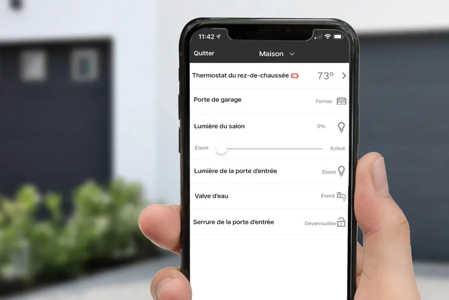 Application interactive